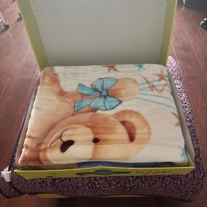 Mia Plush Baby Blanket